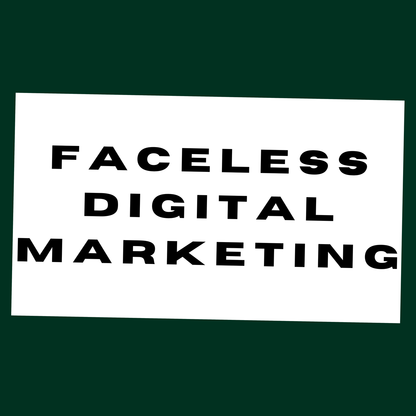 Faceless Digital Marketing: Grow Your Business Without Being in the Spotlight